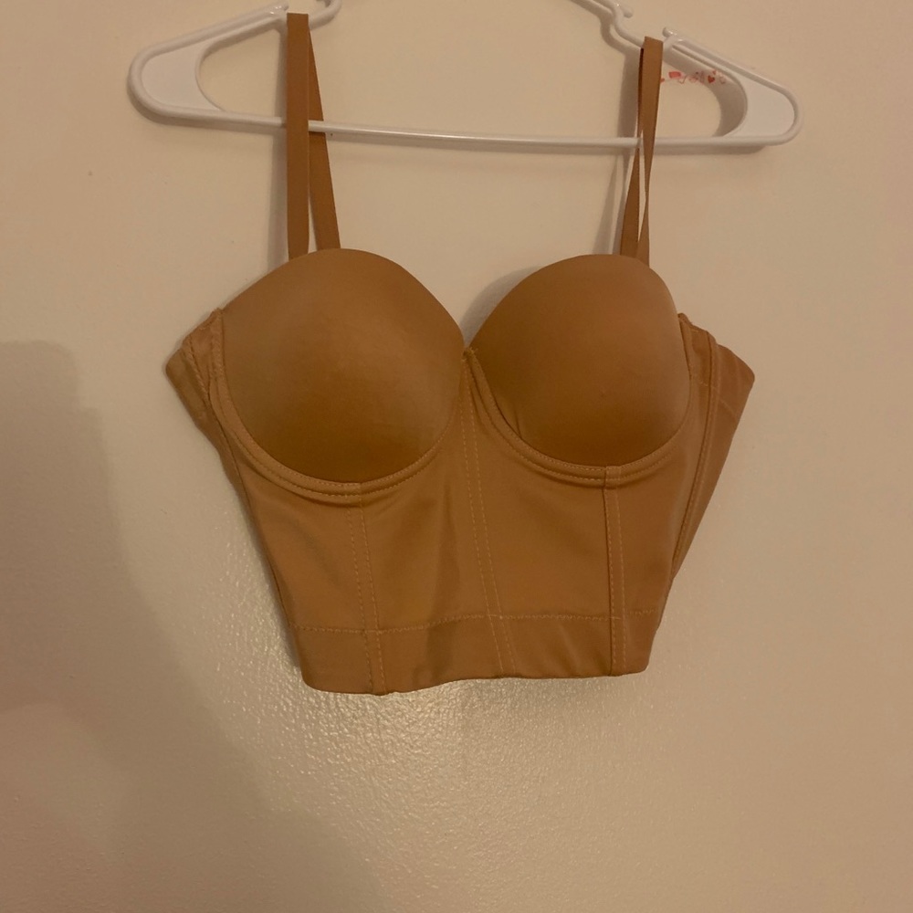 nude bustier/corset